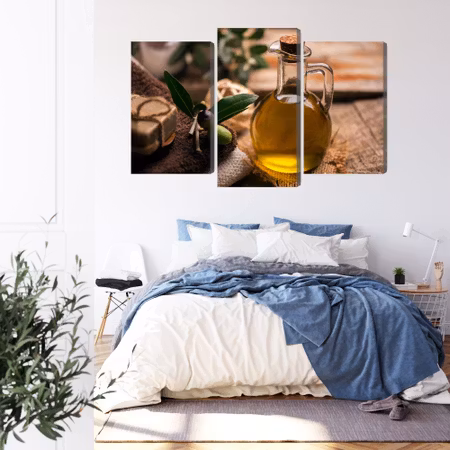 Canvastavla - A bottle of olive oil