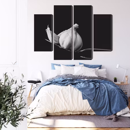 Canvastavla - A tablespoon of garlic