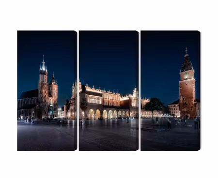 Canvastavla - Krakow&#039;s cloth hall and st.