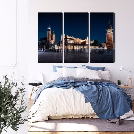 Canvastavla - Krakow&#039;s cloth hall and st.