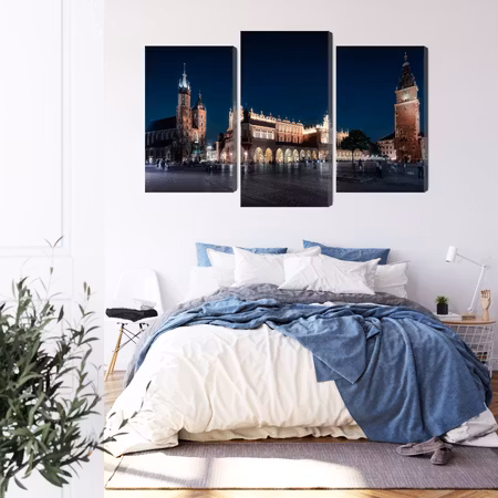 Canvastavla - Krakow&#039;s cloth hall and st.