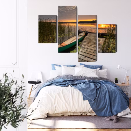 Canvastavla - Summer sunrise