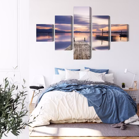 Canvastavla - Sunset view