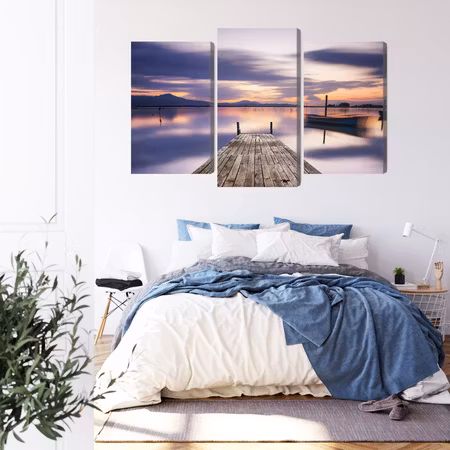 Canvastavla - Sunset view