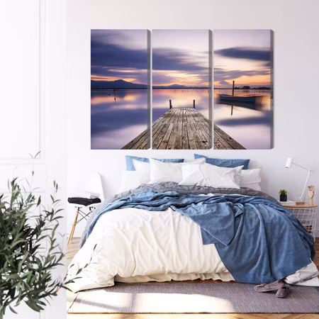 Canvastavla - Sunset view