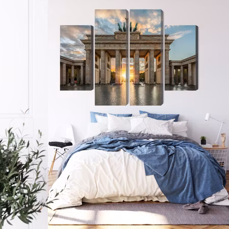 Canvastavla - Brandenburg gate in berlin