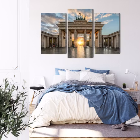 Canvastavla - Brandenburg gate in berlin