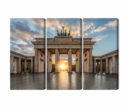 Canvastavla - Brandenburg gate in berlin