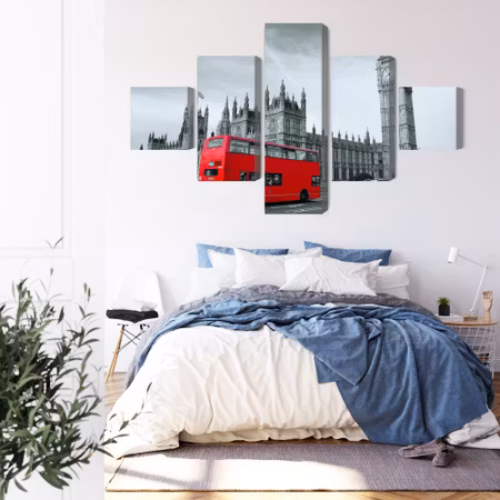 Canvastavla - Red london bus