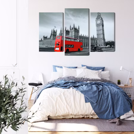 Canvastavla - Red london bus