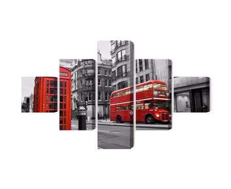 Canvastavla - Vintage american car in cuba