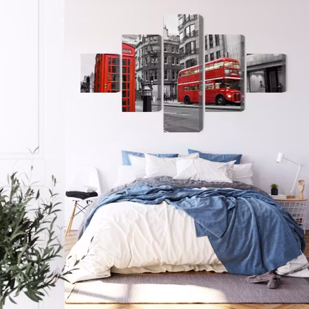 Canvastavla - Vintage american car in cuba