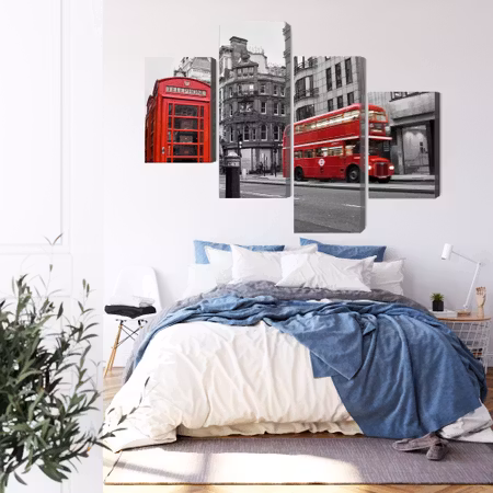 Canvastavla - Vintage american car in cuba