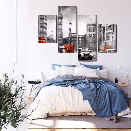 Canvastavla - London street view