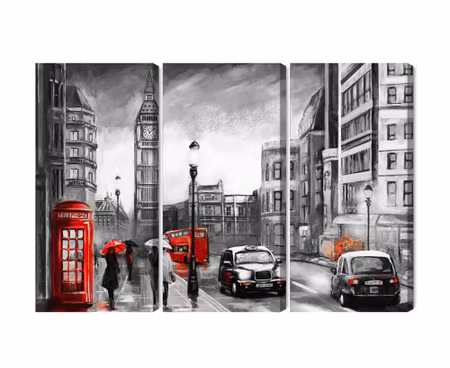 Canvastavla - London street view