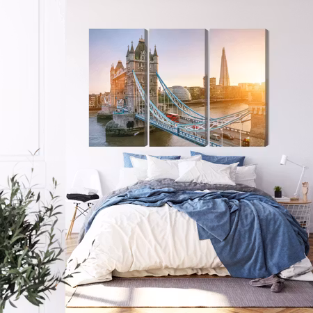 Canvastavla - Tower bridge at sunrise