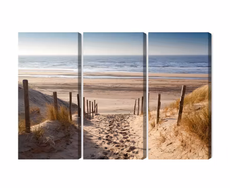 Canvastavla - Sandy path to the north sea