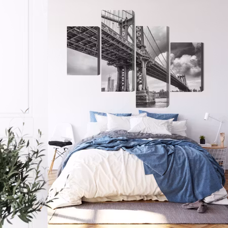 Canvastavla - Manhattan bridge in new york city