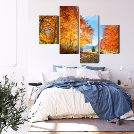 Canvastavla - Colorful autumn trees