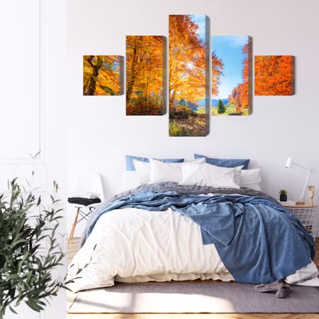 Canvastavla - Colorful autumn trees