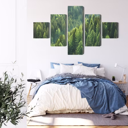 Canvastavla - The green of the forest