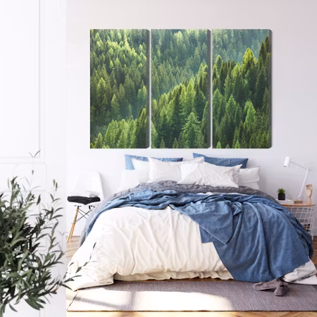 Canvastavla - The green of the forest