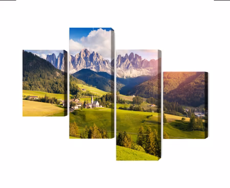 Canvastavla - Sunny day in the mountains