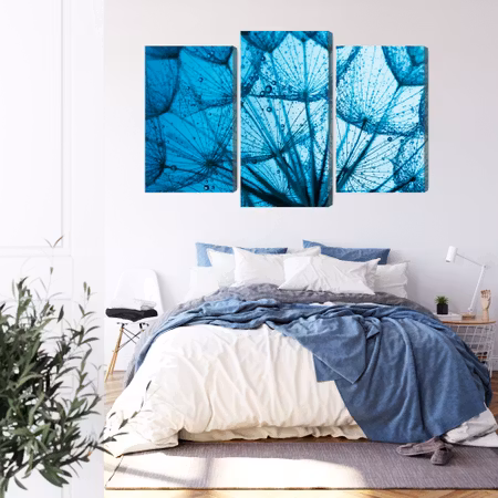 Canvastavla - A close-up of a 3d dandelion seed