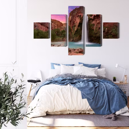 Canvastavla - Havasupai waterfalls