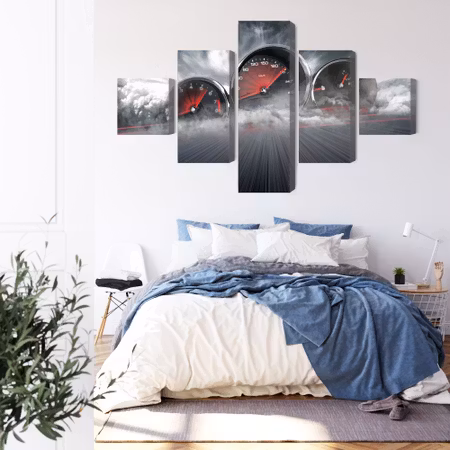 Canvastavla - High speed car counters