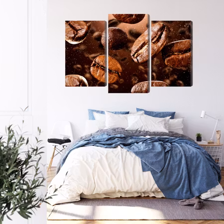 Canvastavla - Brown coffee beans