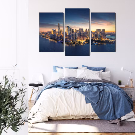 Canvastavla - New york city panorama at sunrise