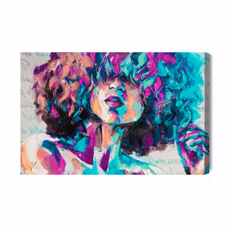 Canvastavla - Louise - oil painting. conceptual