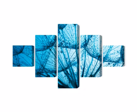 Canvastavla - A close-up of a 3d dandelion seed