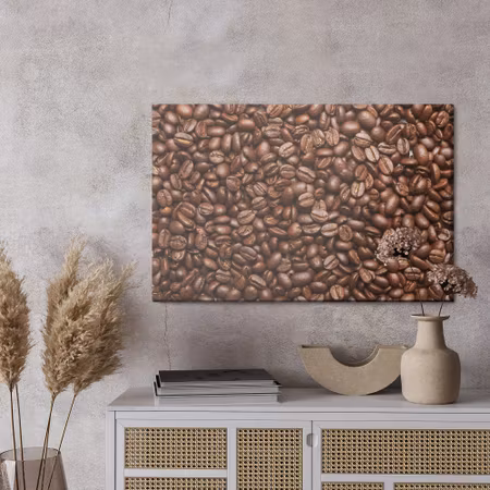 Canvastavla - Freshly roasted coffee beans