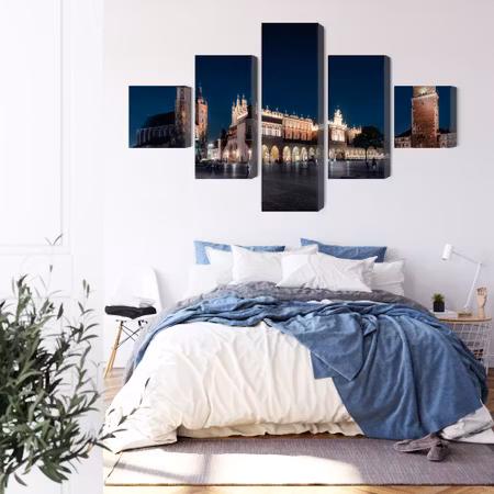 Canvastavla - Krakow&#039;s cloth hall and st.