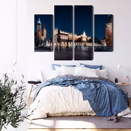 Canvastavla - Krakow&#039;s cloth hall and st.