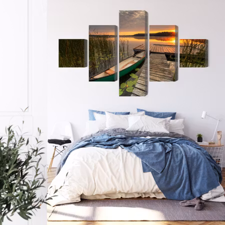 Canvastavla - Summer sunrise