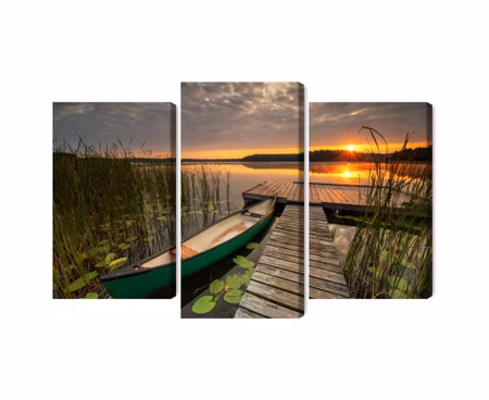 Canvastavla - Summer sunrise