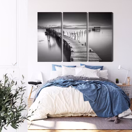 Canvastavla - Dilapidated pier