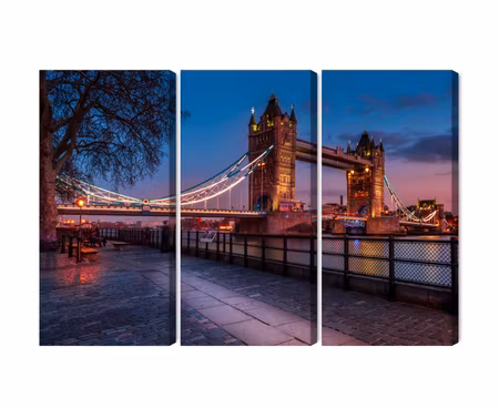Canvastavla - Tower bridge in london at sunset