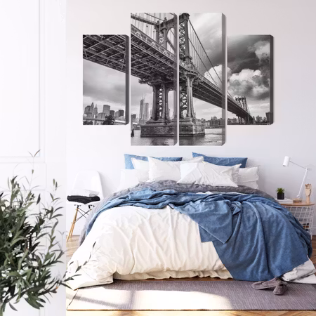 Canvastavla - Manhattan bridge in new york city