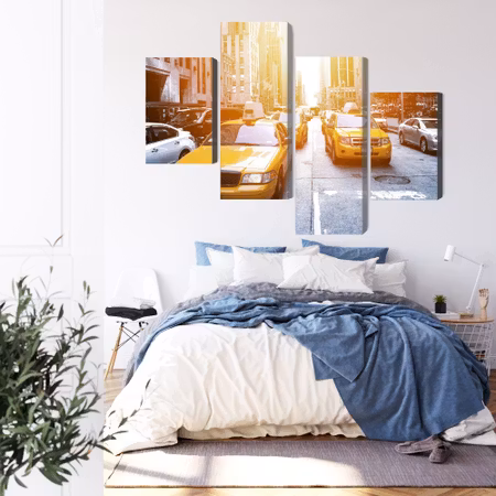 Canvastavla - Taxi in the sunshine nyc