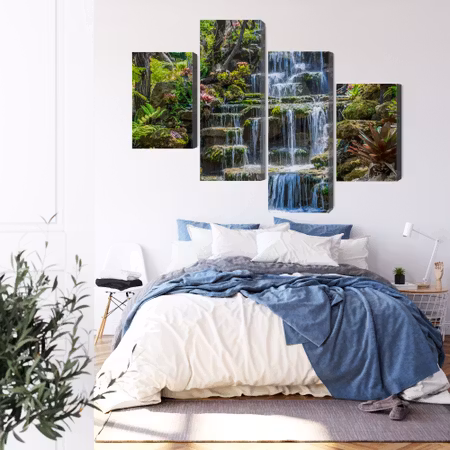 Canvastavla - Thai waterfall