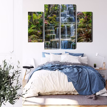 Canvastavla - Thai waterfall