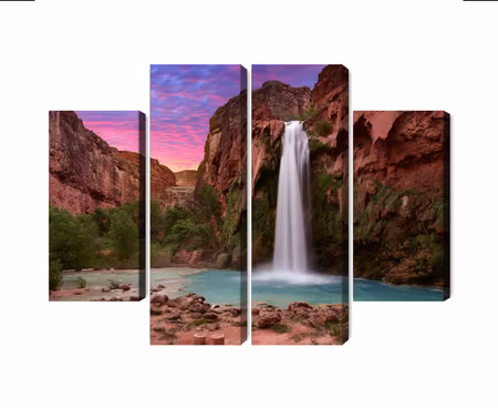 Canvastavla - Havasupai waterfalls