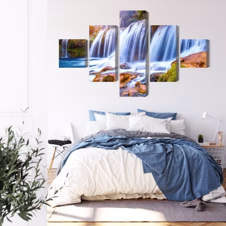 Canvastavla - Jiulong waterfall in luoping