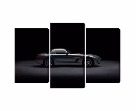 Canvastavla - Sports car on a dark background