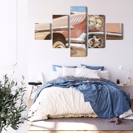 Canvastavla - American car from the 1950s