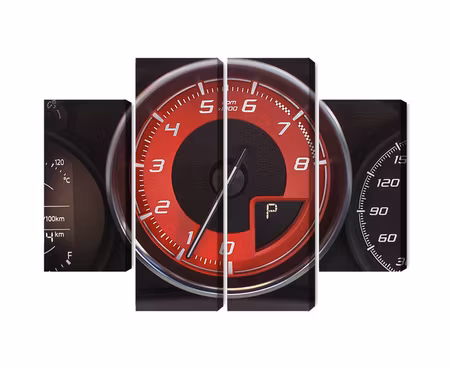 Canvastavla - Modern dashboard